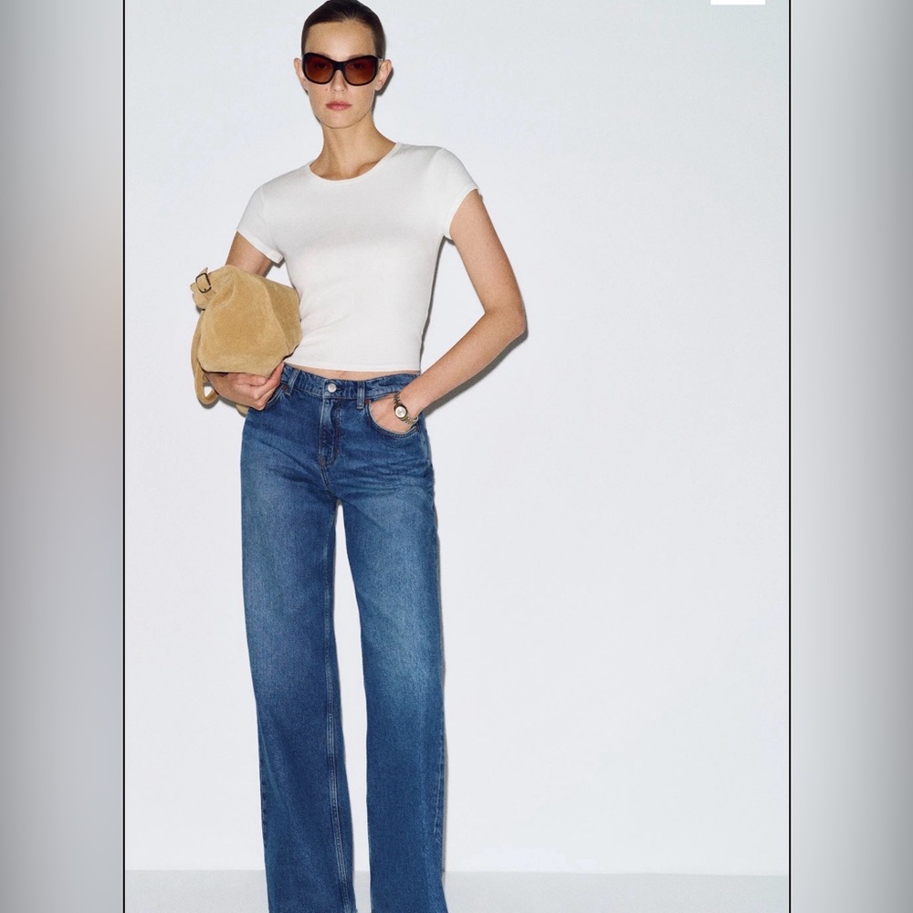 Reformation Cream Short Sleeve Tee